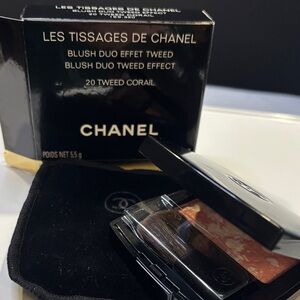 CHANEL Blush Duo Tweed 20 Tweed Corail